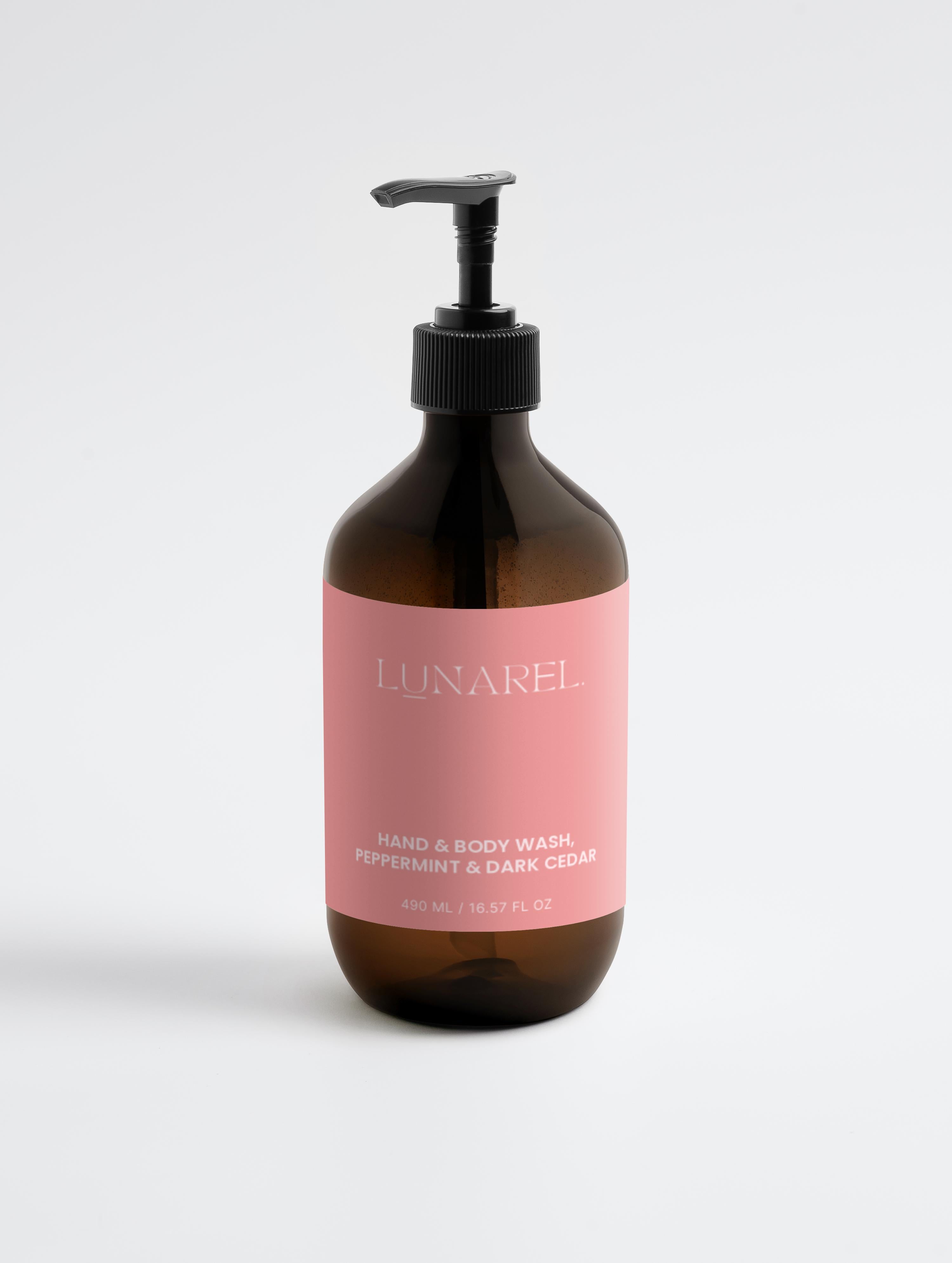 Hydrating Hand & Body Wash - Peppermint & Dark Cedar