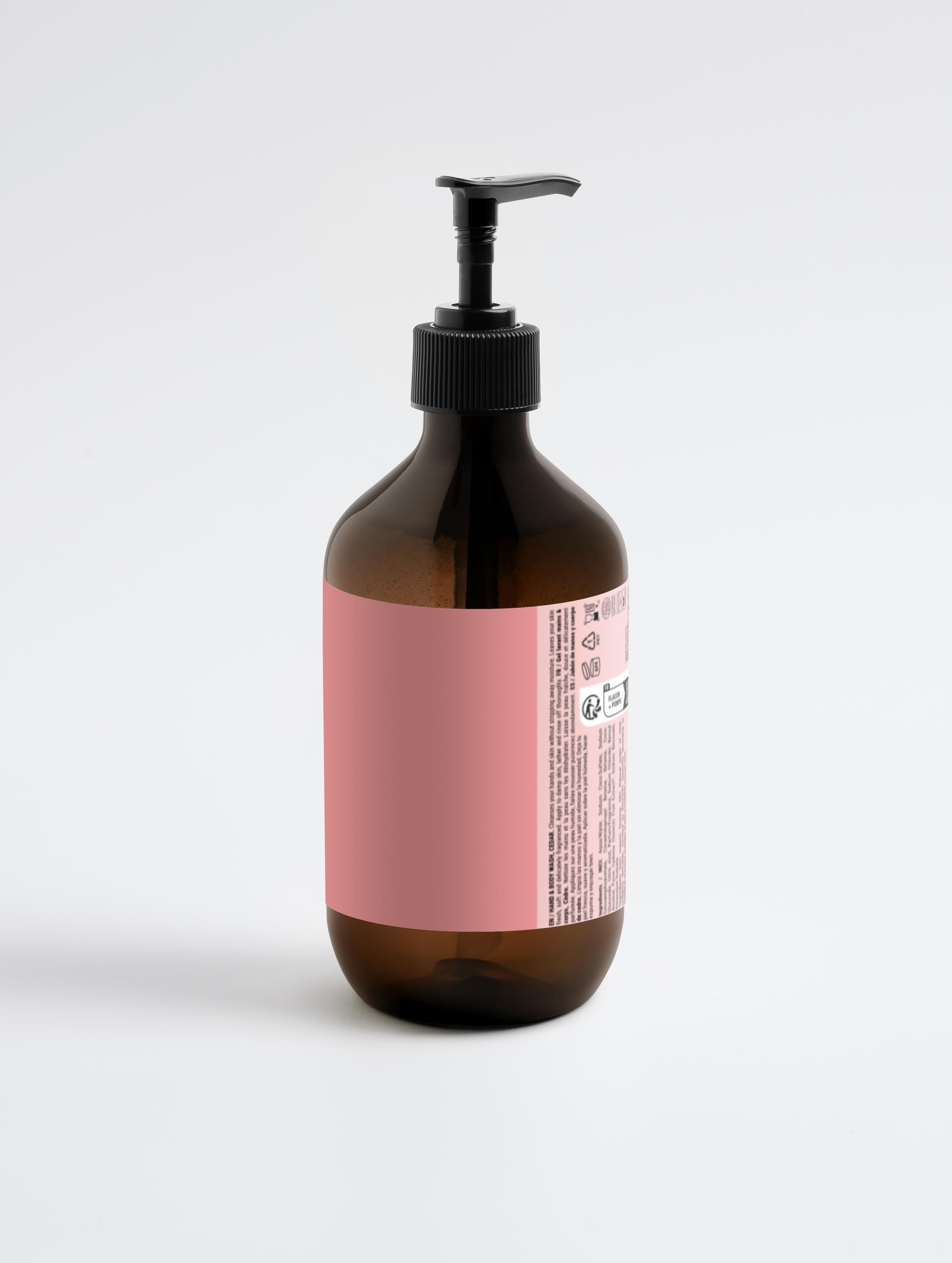 Hydrating Hand & Body Wash - Peppermint & Dark Cedar