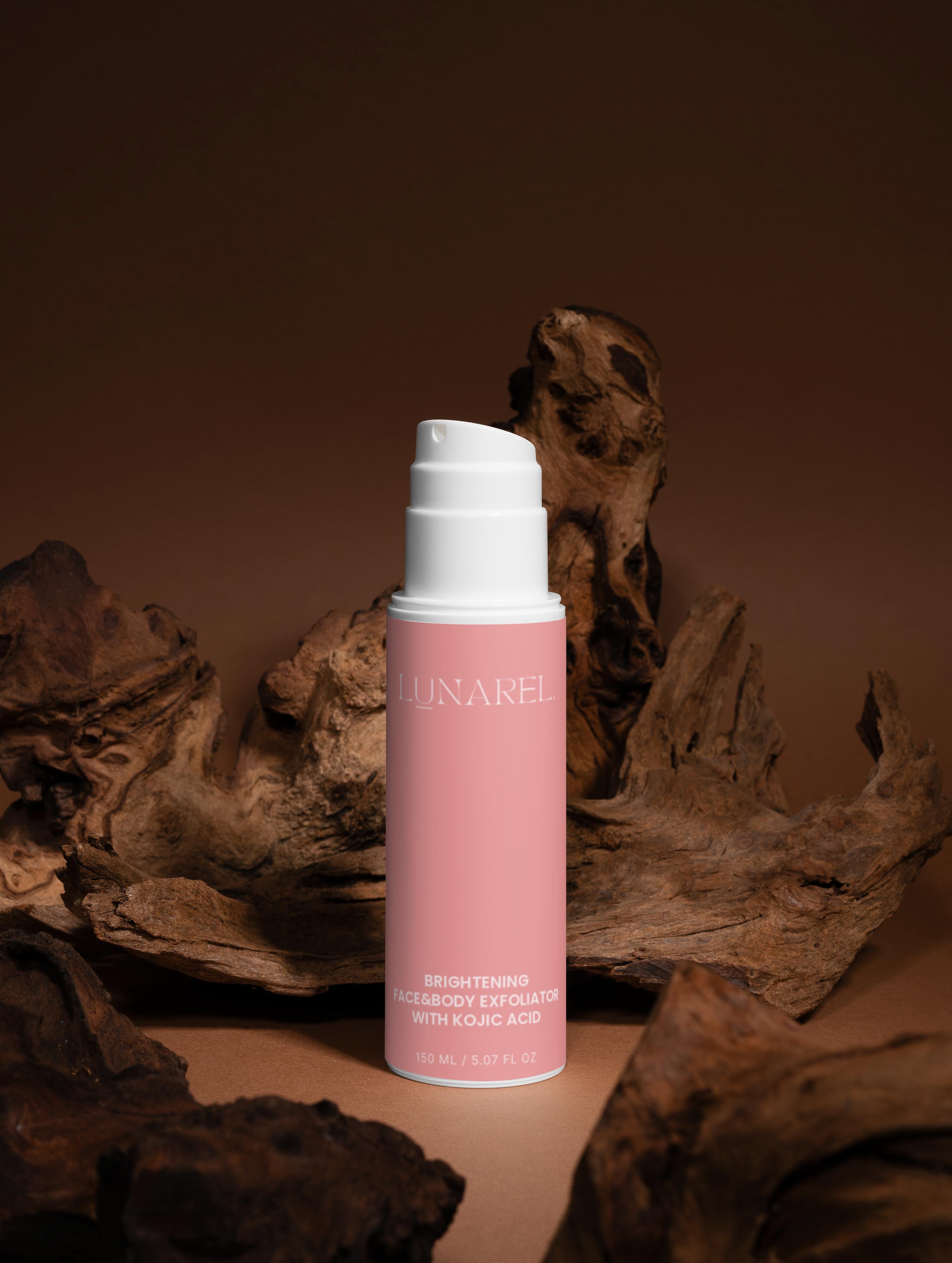 Brightening Face & Body Exfoliator with Kojic Acid